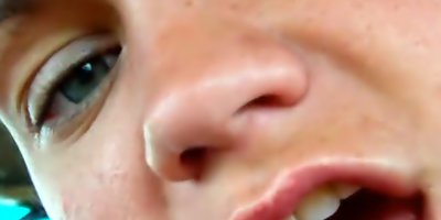 Too Horny To Make It Home They Fuck In The Car