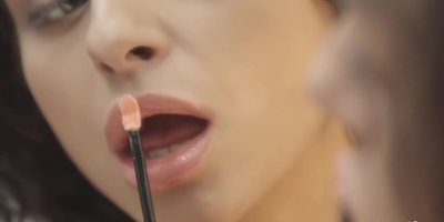 Sweet teen Dominika plays with her young tight pink pussy