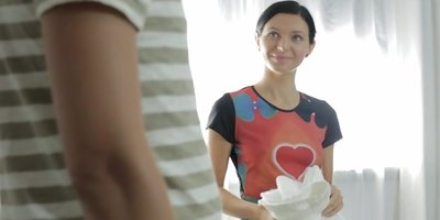 He Leaves Her Reeling, on the Table