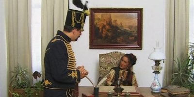 Redhead Katalin Is Flattered when an Officer Wants to Fuck Her